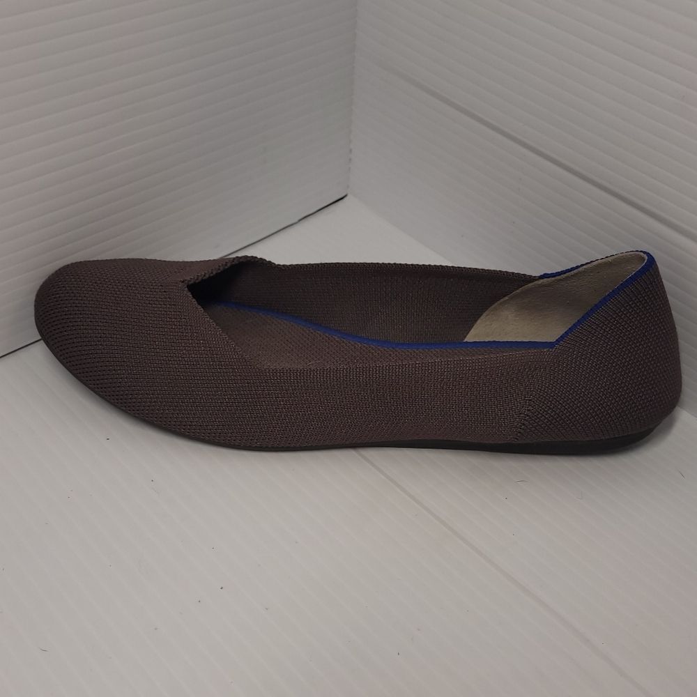 Rothy's The Flat Loafer Slip Ballerina On Casual Flats Round Toe Purple Grey 9